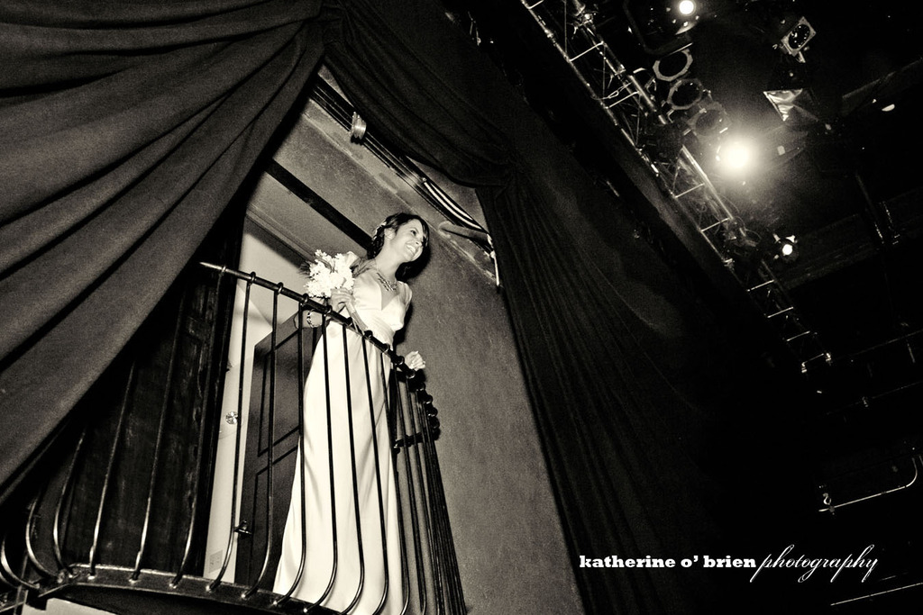 Theatre - bride on balcony