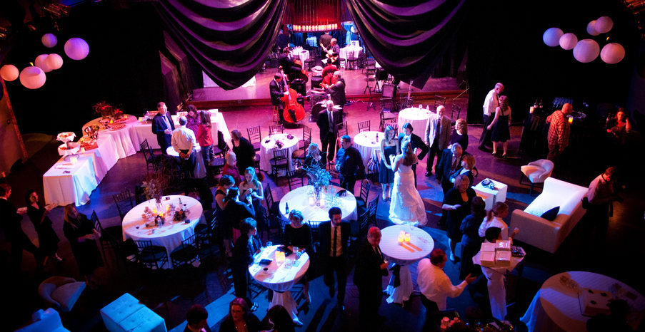 One World Theatre Reception party